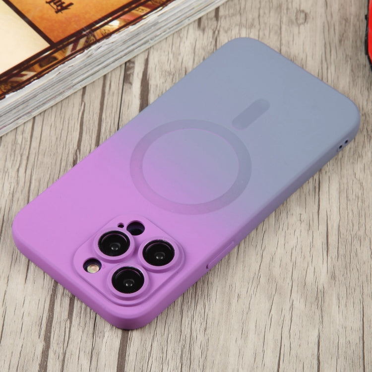 Liquid TPU Silicone Gradient MagSafe Phone Case, For iPhone 13, For iPhone 13 Pro, For iPhone 13 Pro Max, For iPhone 12