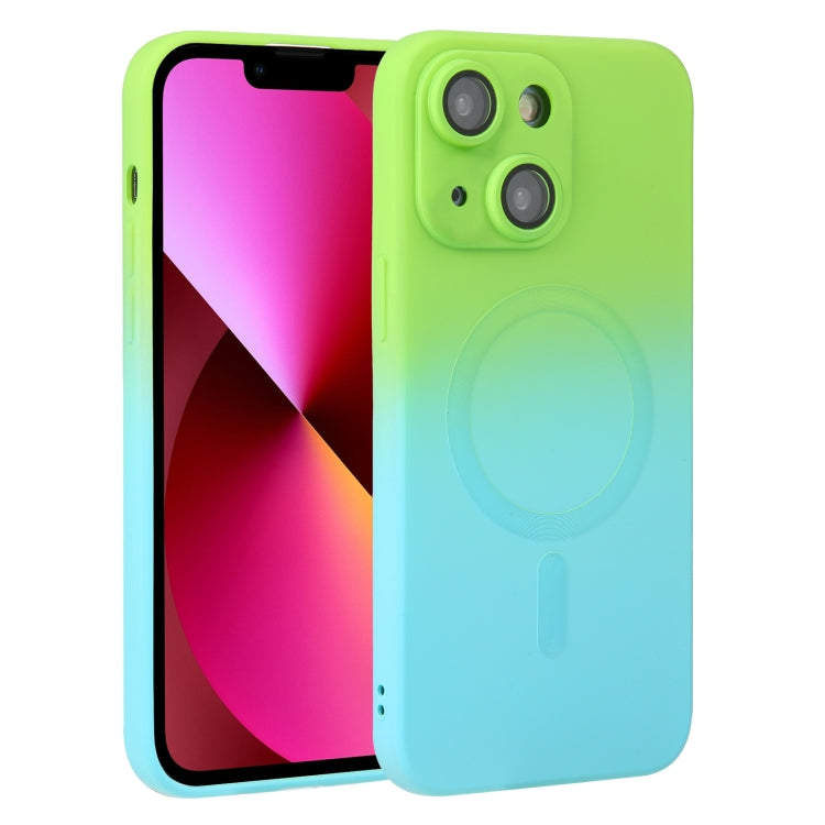 Liquid TPU Silicone Gradient MagSafe Phone Case, For iPhone 13, For iPhone 13 Pro, For iPhone 13 Pro Max, For iPhone 12