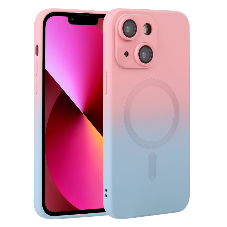 Liquid TPU Silicone Gradient MagSafe Phone Case, For iPhone 13, For iPhone 13 Pro, For iPhone 13 Pro Max, For iPhone 12