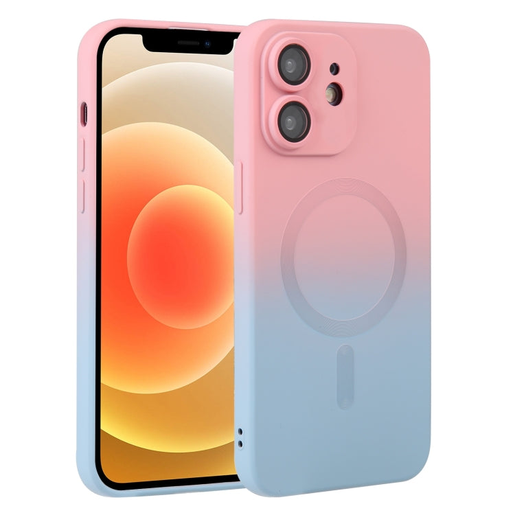Liquid TPU Silicone Gradient MagSafe Phone Case, For iPhone 13, For iPhone 13 Pro, For iPhone 13 Pro Max, For iPhone 12