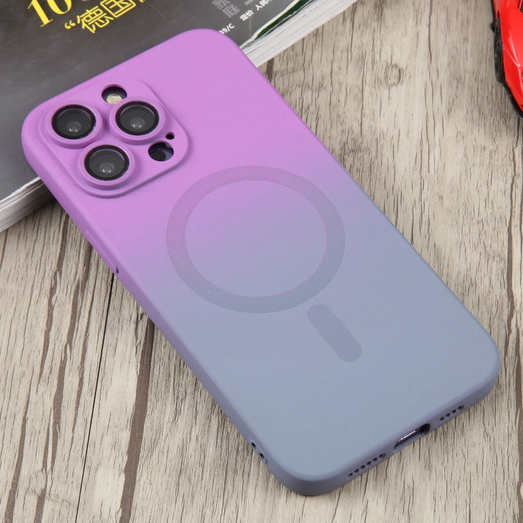Liquid TPU Silicone Gradient MagSafe Phone Case, For iPhone 12 Pro, For iPhone 12 Pro Max, For iPhone 11, For iPhone 11 Pro Max
