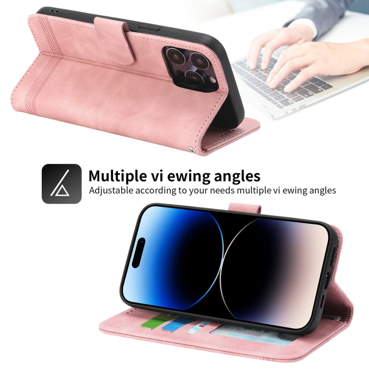 Dierfeng Dream Line TPU + PU  Leather Phone Case, For iPhone 14, For iPhone 14 Plus, For iPhone 14 Pro, For iPhone 14 Pro Max