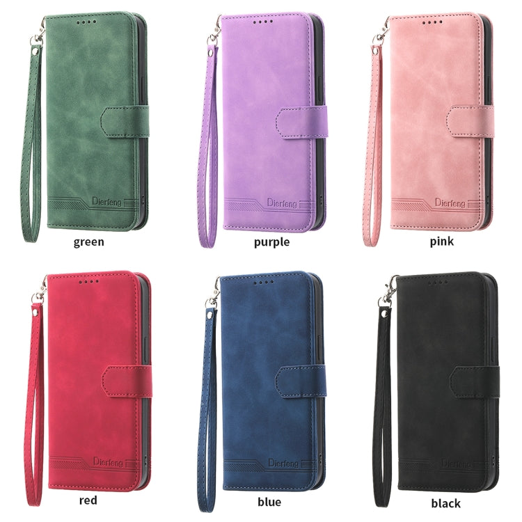 Dierfeng Dream Line TPU + PU  Leather Phone Case, For iPhone 14, For iPhone 14 Plus, For iPhone 14 Pro, For iPhone 14 Pro Max