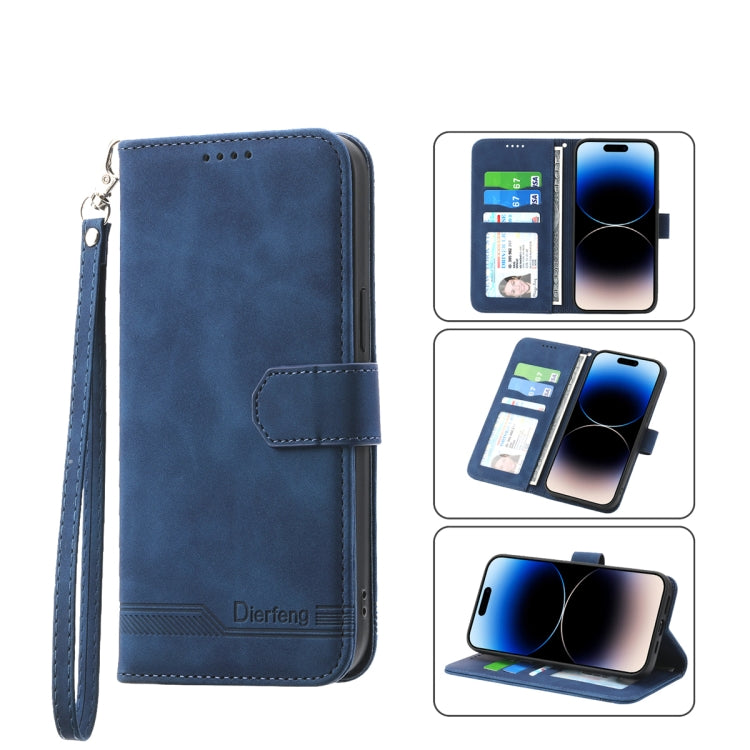 Dierfeng Dream Line TPU + PU  Leather Phone Case, For iPhone 14, For iPhone 14 Plus, For iPhone 14 Pro, For iPhone 14 Pro Max