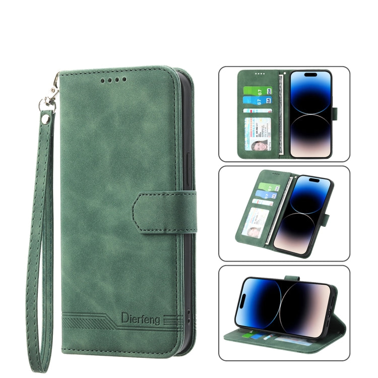 Dierfeng Dream Line TPU + PU  Leather Phone Case, For iPhone 14, For iPhone 14 Plus, For iPhone 14 Pro, For iPhone 14 Pro Max