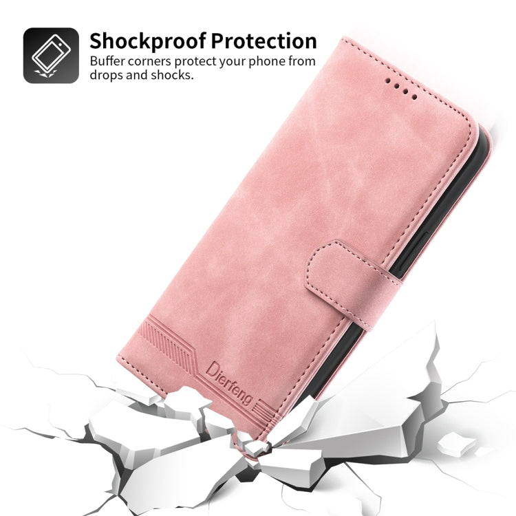 Dierfeng Dream Line TPU + PU  Leather Phone Case, For iPhone 13, For  iPhone 13 mini, For iPhone 13 Pro, For iPhone 13 Pro Max