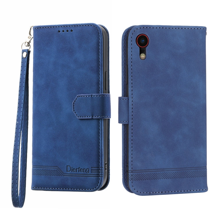 Dierfeng Dream Line TPU + PU Leather Phone Case, For iPhone XS Max, For iPhone XR, For iPhone X/XS, For iPhone 6 Plus/7 Plus/8 Plus