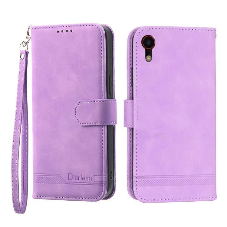 Dierfeng Dream Line TPU + PU Leather Phone Case, For iPhone XS Max, For iPhone XR, For iPhone X/XS, For iPhone 6 Plus/7 Plus/8 Plus