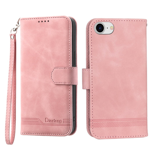 Dierfeng Dream Line TPU + PU Leather Phone Case, For iPhone 6/7/8/SE 2020/SE 2022