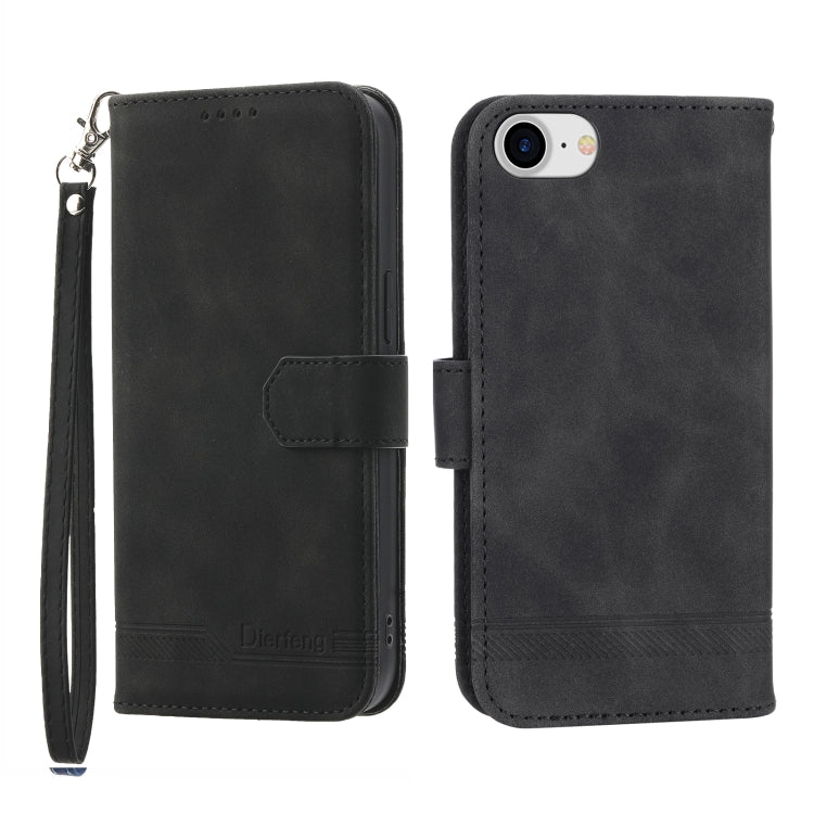 Dierfeng Dream Line TPU + PU Leather Phone Case, For iPhone 6/7/8/SE 2020/SE 2022