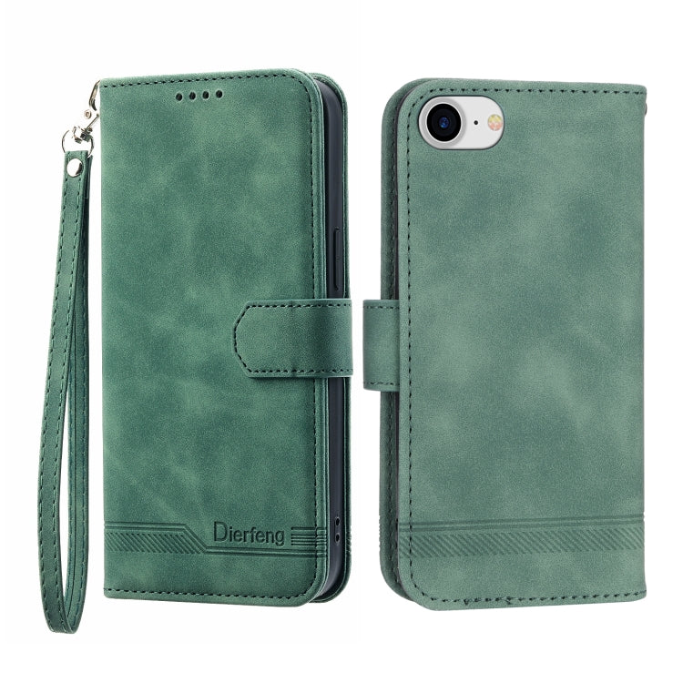Dierfeng Dream Line TPU + PU Leather Phone Case, For iPhone 6/7/8/SE 2020/SE 2022