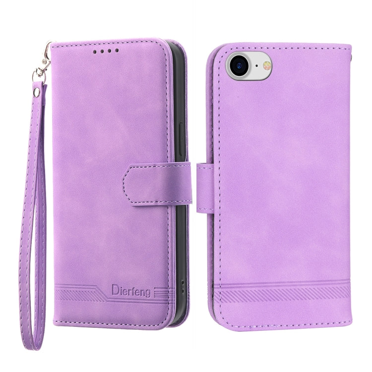 Dierfeng Dream Line TPU + PU Leather Phone Case, For iPhone 6/7/8/SE 2020/SE 2022