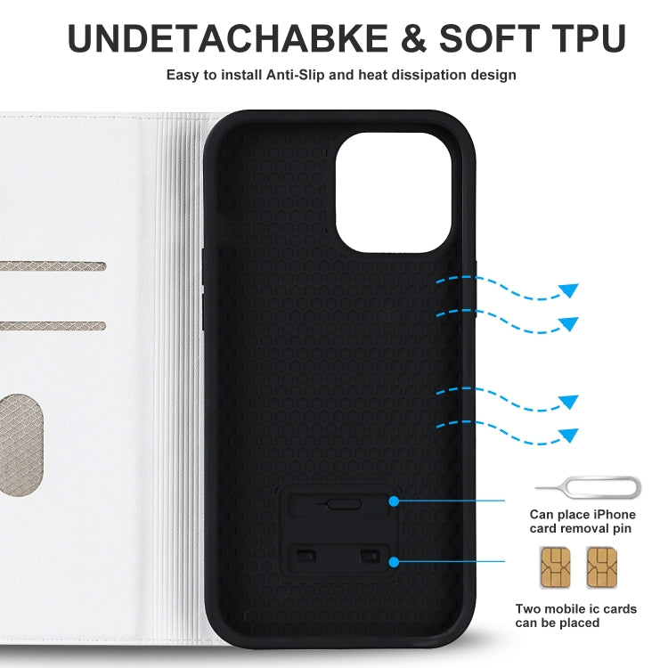 Rhombic MagSafe RFID Anti-Theft Wallet Leather Phone Case, For iPhone 14 Pro Max, For iPhone 13 mini, For iPhone 13