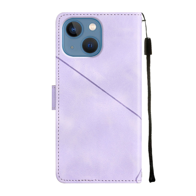 Skin-feel Embossed Leather Phone Case, For iPhone 14, For iPhone 14 Plus, For iPhone 14 Pro, For iPhone 14 Pro Max