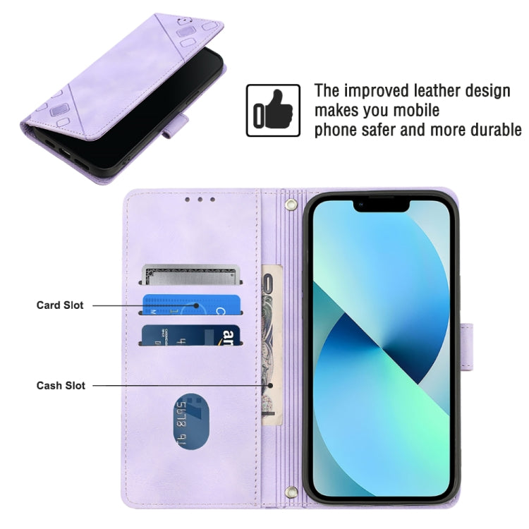 Skin-feel Embossed Leather Phone Case, For iPhone 14, For iPhone 14 Plus, For iPhone 14 Pro, For iPhone 14 Pro Max