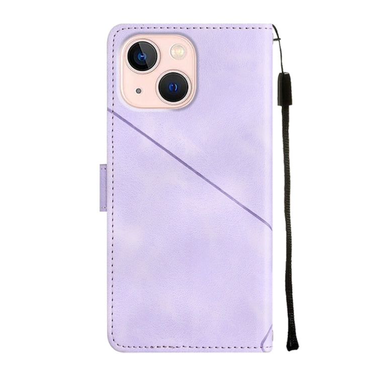 Skin-feel Embossed Leather Phone Case, For iPhone 13 mini, For iPhone 13, For iPhone 13 Pro, For iPhone 13 Pro Max