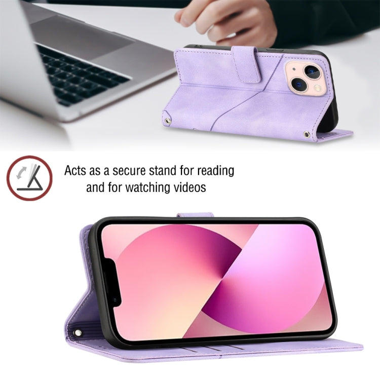 Skin-feel Embossed Leather Phone Case, For iPhone 13 mini, For iPhone 13, For iPhone 13 Pro, For iPhone 13 Pro Max