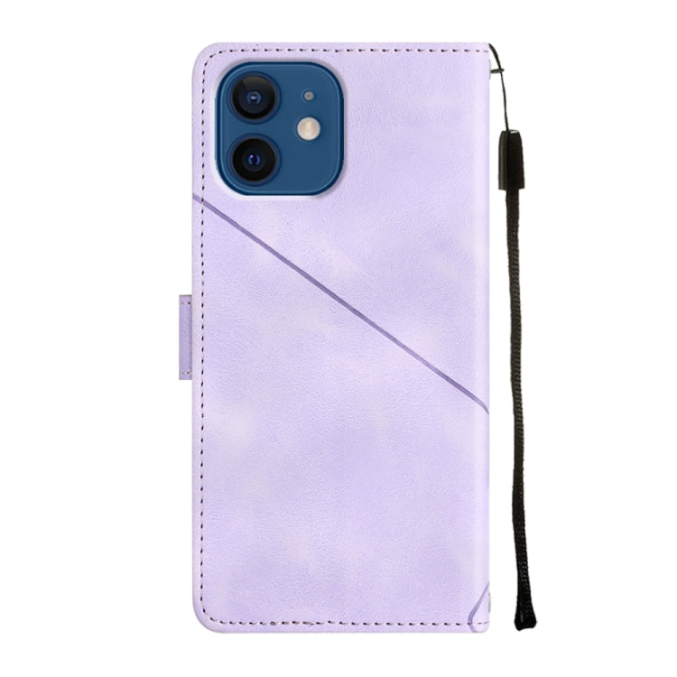 Skin-feel Embossed Leather Phone Case, For iPhone 12 / 12 Pro, For iPhone 12 Pro Max, For iPhone 11, For iPhone 11 Pro Max