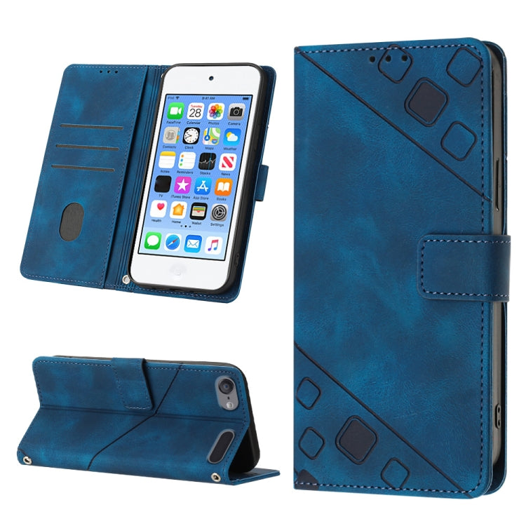 Skin-feel Embossed Leather Phone Case, For iPhone 7 Plus / 8 Plus / 6 Plus, For iPod Touch 7 / Touch 6, For iPhone 11 Pro