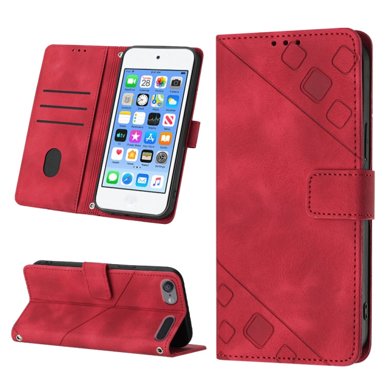 Skin-feel Embossed Leather Phone Case, For iPhone 7 Plus / 8 Plus / 6 Plus, For iPod Touch 7 / Touch 6, For iPhone 11 Pro