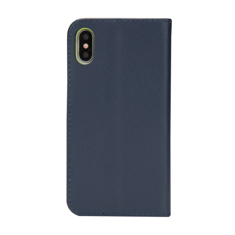 Mercury Contrast Color Splicing Leather Phone Case, For iPhone 14, For iPhone 14 Plus
