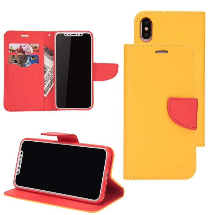 Mercury Contrast Color Splicing Leather Phone Case, For iPhone 14, For iPhone 14 Plus