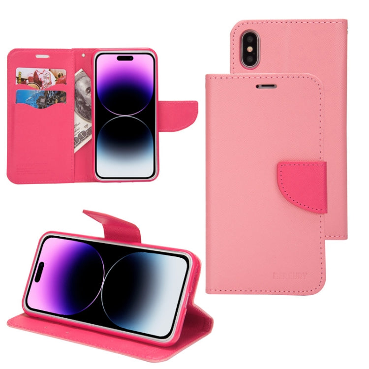 Mercury Contrast Color Splicing Leather Phone Case, For iPhone 12 Pro Max, For iPhone 11