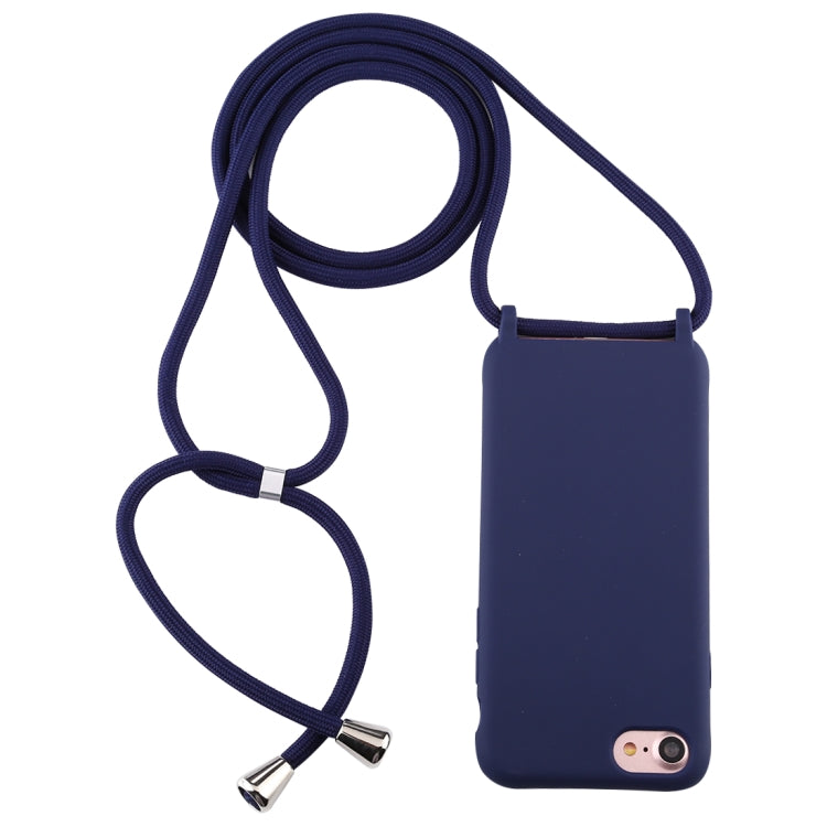 Candy Color TPU Protective Case with Lanyard, For iPhone 6s / 6, For iPhone 6s Plus / 6 Plus, For iPhone 8 / 7