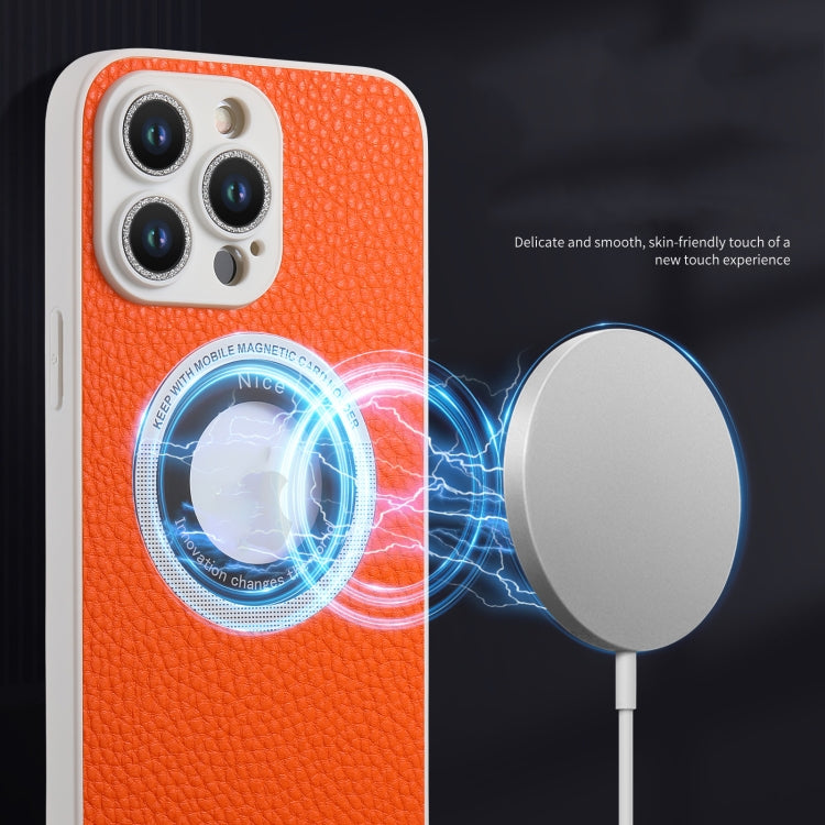Glitter Lens MagSafe Magnetic Phone Case, For iPhone 14 Pro Max, For iPhone 14 Pro, For iPhone 14, For iPhone 14 Plus