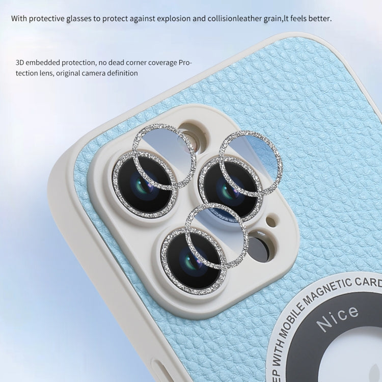 Glitter Lens MagSafe Magnetic Phone Case, For iPhone 13 Pro Max, For iPhone 13 Pro, For iPhone 13, For iPhone 12 Pro Max