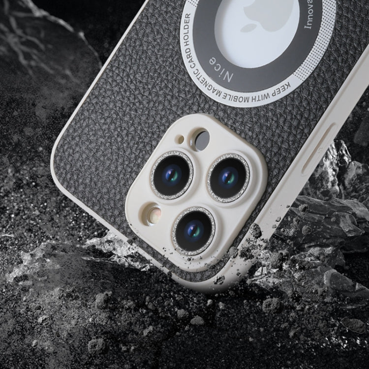 Glitter Lens MagSafe Magnetic Phone Case, For iPhone 13 Pro Max, For iPhone 13 Pro, For iPhone 13, For iPhone 12 Pro Max
