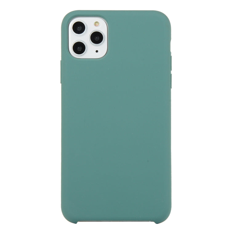 For iPhone 11 Solid Color Solid Silicone Shockproof Case (Hibiscus Pink), For iPhone 11 Pro Max