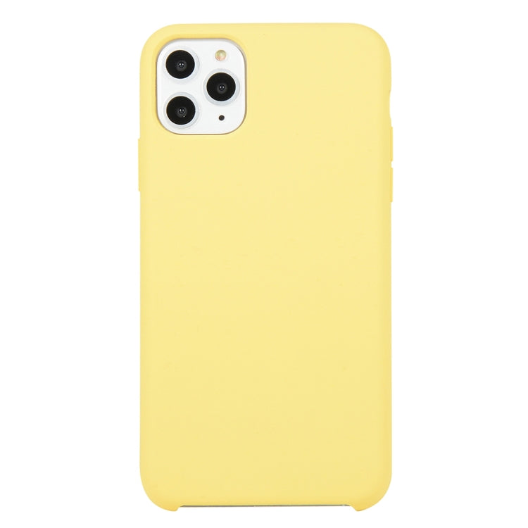 For iPhone 11 Solid Color Solid Silicone Shockproof Case (Hibiscus Pink), For iPhone 11 Pro Max