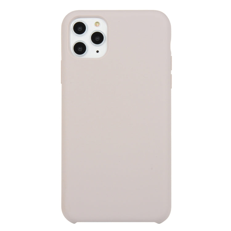 For iPhone 11 Solid Color Solid Silicone Shockproof Case (Hibiscus Pink), For iPhone 11 Pro Max
