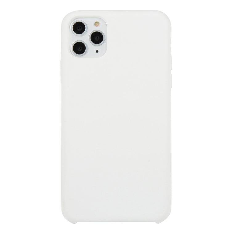 For iPhone 11 Solid Color Solid Silicone Shockproof Case (Hibiscus Pink), For iPhone 11 Pro Max