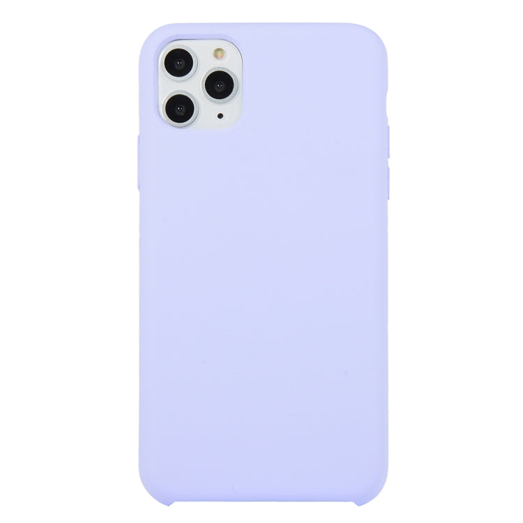 For iPhone 11 Solid Color Solid Silicone Shockproof Case (Hibiscus Pink), For iPhone 11 Pro