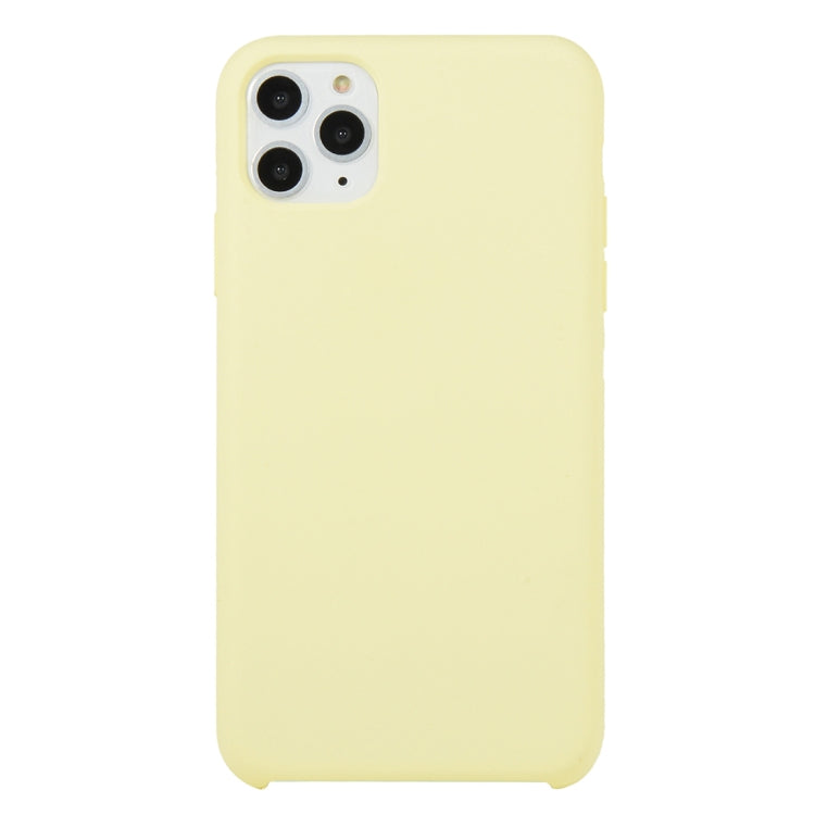 For iPhone 11 Solid Color Solid Silicone Shockproof Case (Hibiscus Pink), For iPhone 11 Pro