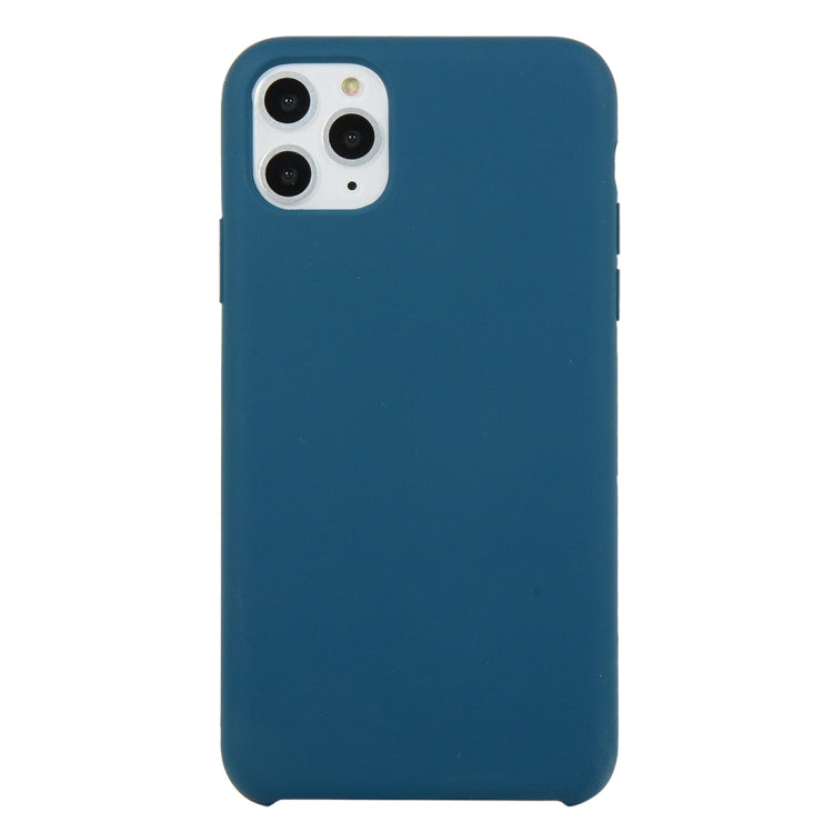 For iPhone 11 Solid Color Solid Silicone Shockproof Case (Hibiscus Pink), For iPhone 11 Pro