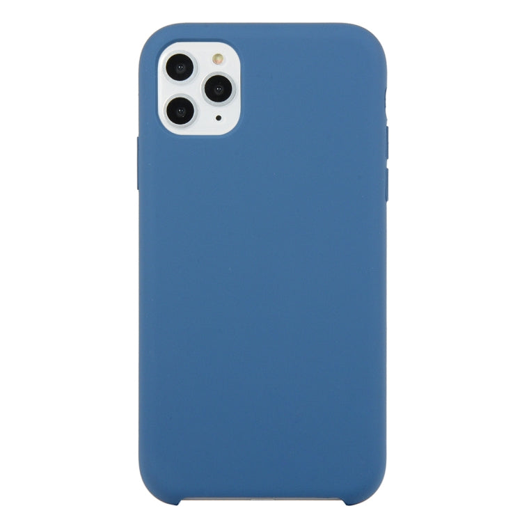 For iPhone 11 Solid Color Solid Silicone Shockproof Case (Hibiscus Pink), For iPhone 11 Pro