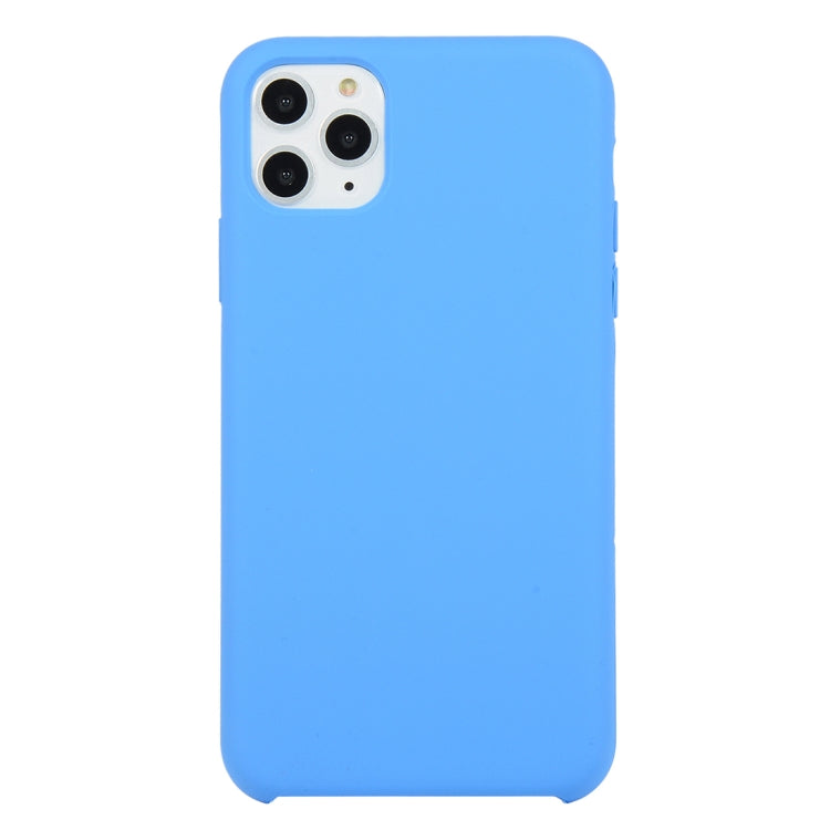 For iPhone 11 Solid Color Solid Silicone Shockproof Case (Hibiscus Pink), For iPhone 11 Pro