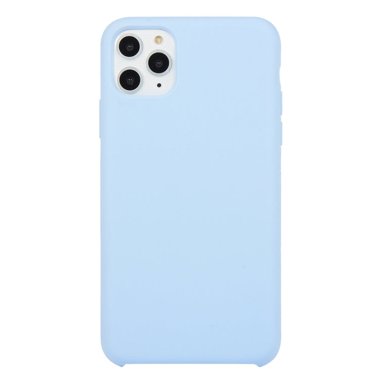 For iPhone 11 Solid Color Solid Silicone Shockproof Case (Hibiscus Pink), For iPhone 11 Pro