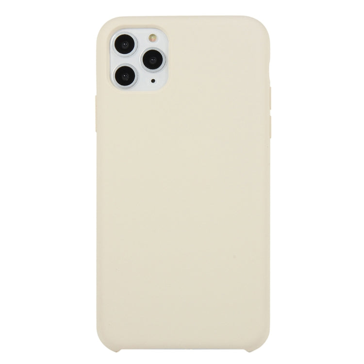 For iPhone 11 Solid Color Solid Silicone Shockproof Case (Hibiscus Pink), For iPhone 11 Pro