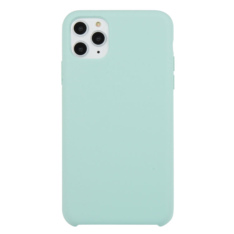 For iPhone 11 Solid Color Solid Silicone Shockproof Case (Hibiscus Pink), For iPhone 11 Pro