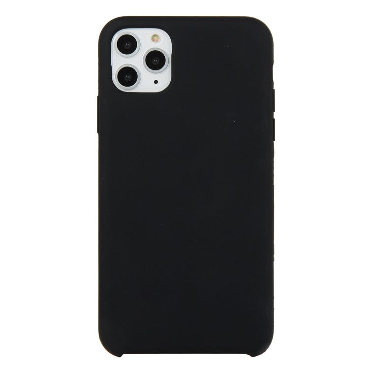 For iPhone 11 Solid Color Solid Silicone Shockproof Case (Hibiscus Pink), For iPhone 11 Pro
