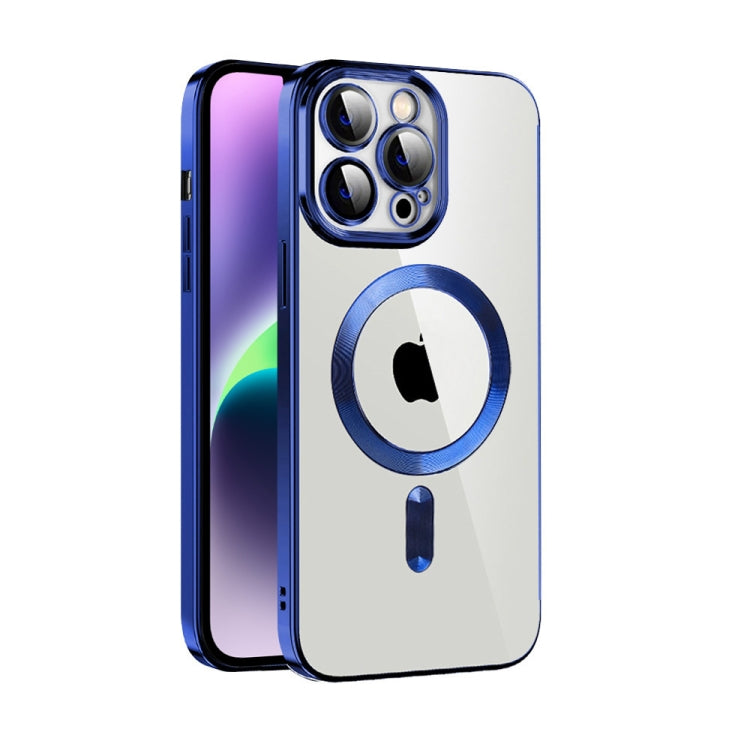 CD Texture Plating TPU MagSafe Phone Case with Lens Film