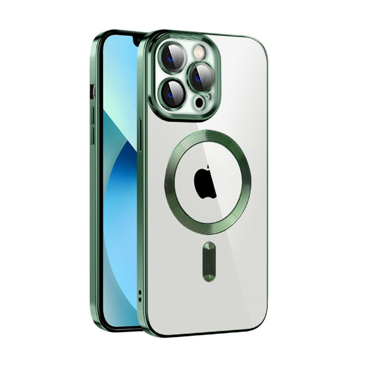 CD Texture Plating TPU MagSafe Phone Case with Lens Film, For iPhone 14 Pro Max, For iPhone 13, For iPhone 13 Pro