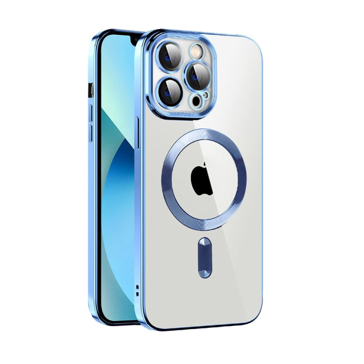 CD Texture Plating TPU MagSafe Phone Case with Lens Film, For iPhone 14 Pro Max, For iPhone 13, For iPhone 13 Pro