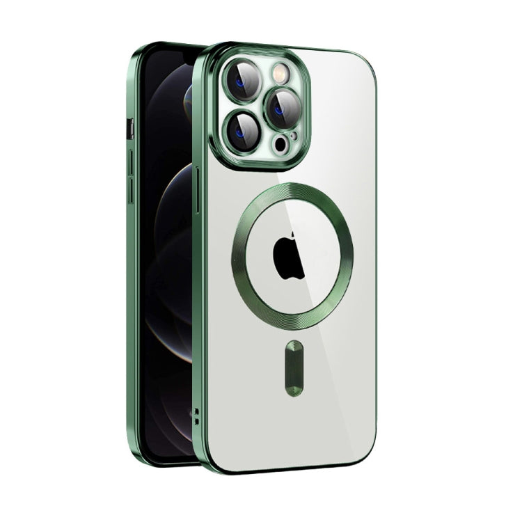 CD Texture Plating TPU MagSafe Phone Case with Lens Film, For iPhone 13 Pro Max, For iPhone 12, For iPhone 12 Pro
