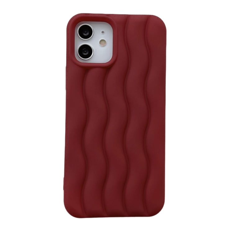 Skin Feel 3D Water Wave Texture Phone Case, For iPhone 11