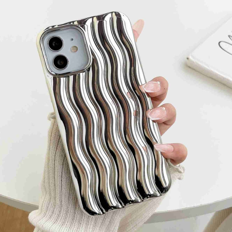 Plating 3D Water Wave Texture Phone Case, For iPhone 14 Pro Max, For iPhone 14 Pro, For iPhone 14, For iPhone 14 Plus, For iPhone 13 Pro Max, For iPhone 13 Pro
